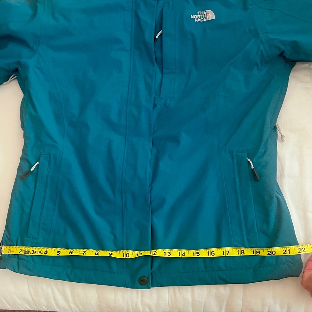 The North Face Women's Teal Blue Inlux Insulated Waterproof Jacket AFYP Large - Picture 11 of 12